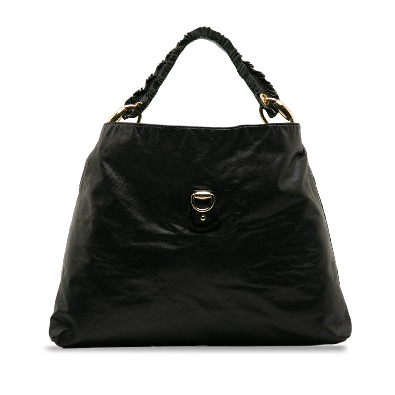 Gucci Large Sabrina Hobo Bag Leather Shoulder Bag 189839 in Good condition