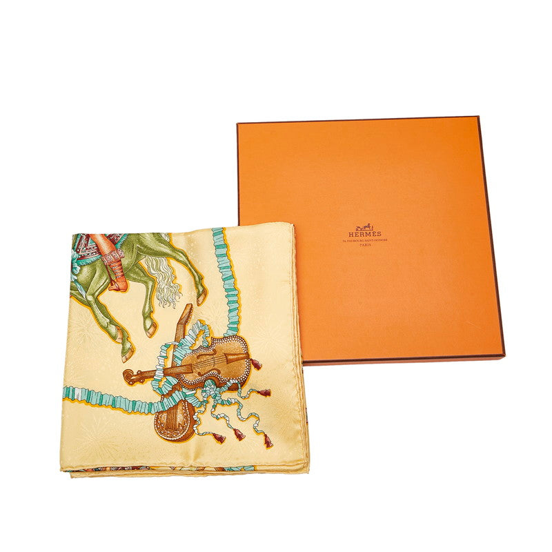 Hermes Les Fetes du Roi Soleil Silk Scarf