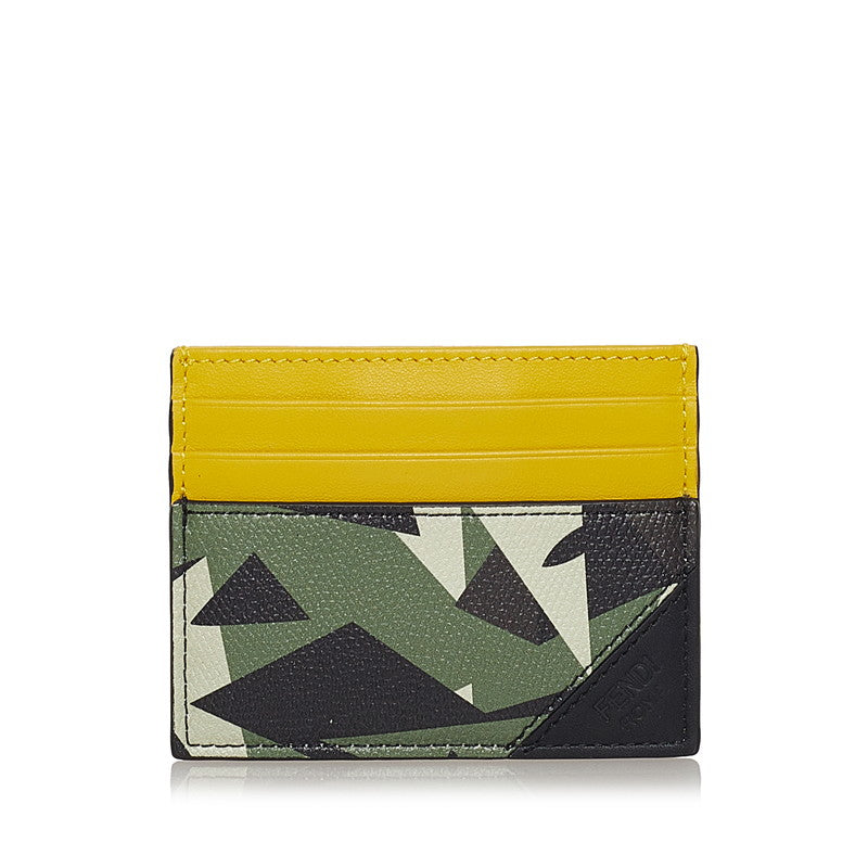 Camouflage Leather Card Holder 7M0164-AC97