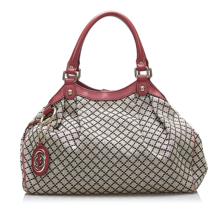 Diamante Canvas Sukey Handbag 211944