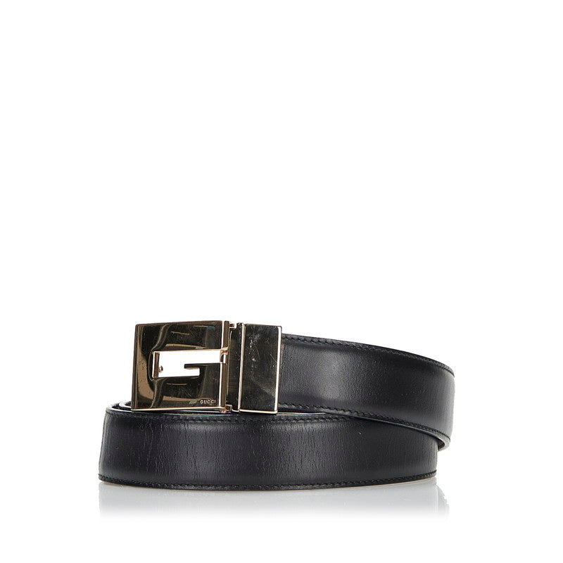 Gucci Reversible Square G Buckle Belt Leather Belt 036 1192 in Good condition