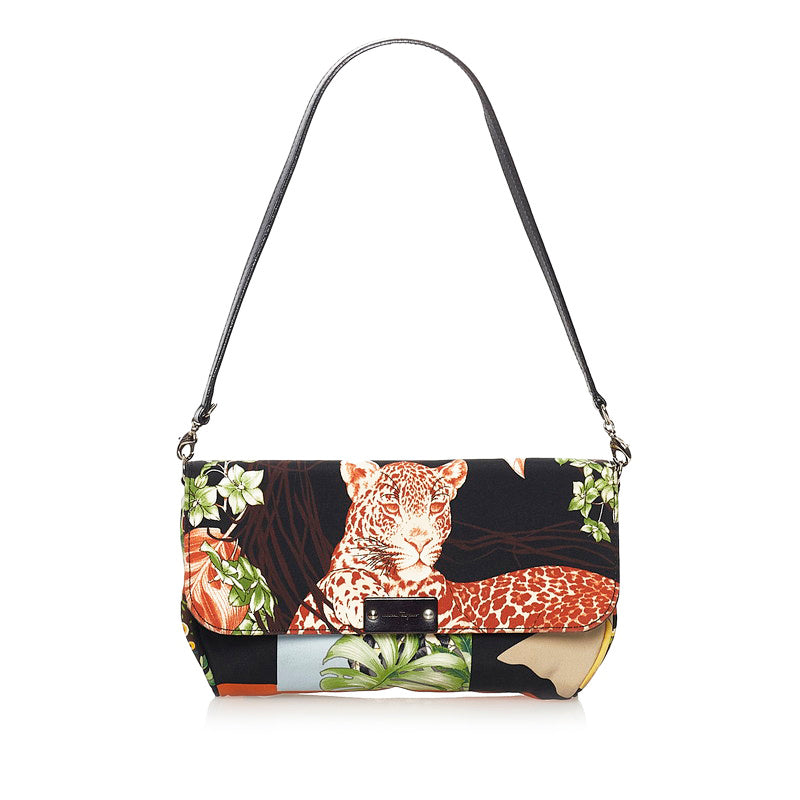 Printed Canvas Handbag