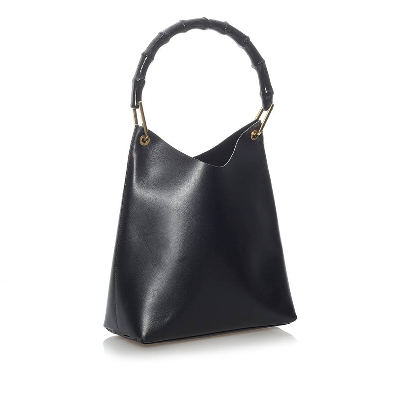 Bamboo Leather Handbag 001 1553