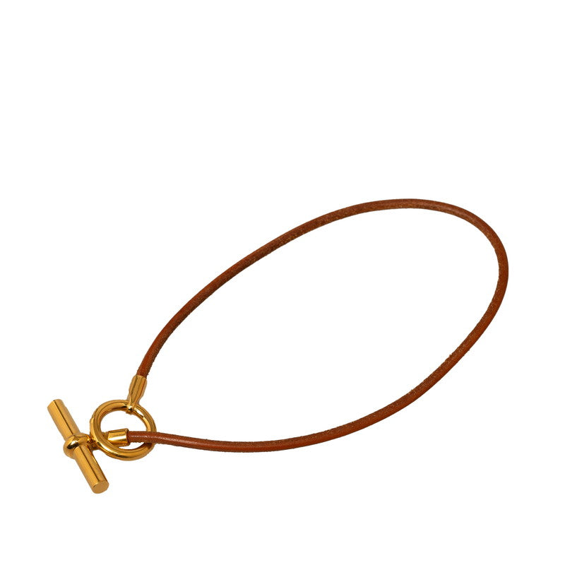 Toggle Leather Necklace