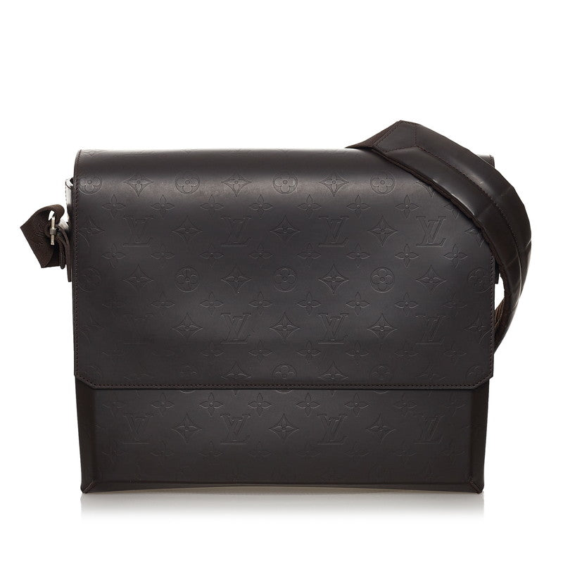 Louis Vuitton Steve Dark Brown Monogram Glace Bag