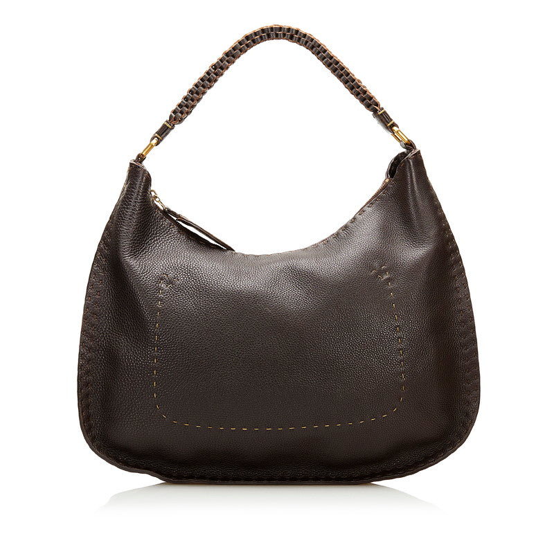 Leather Selleria Hobo Bag 8BR582