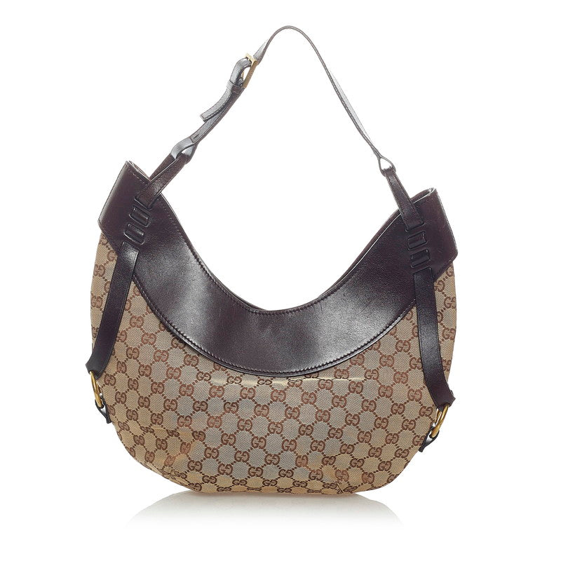 GG Canvas Half Moon Hobo Bag 106250