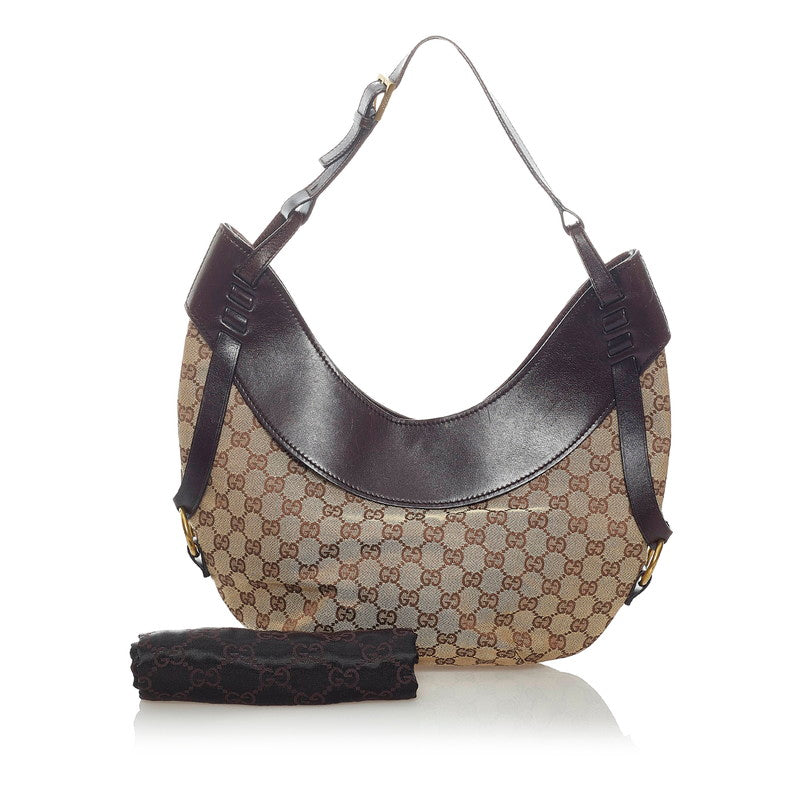 GG Canvas Half Moon Hobo Bag 106250