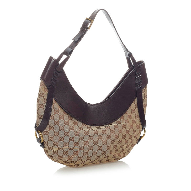 GG Canvas Half Moon Hobo Bag 106250