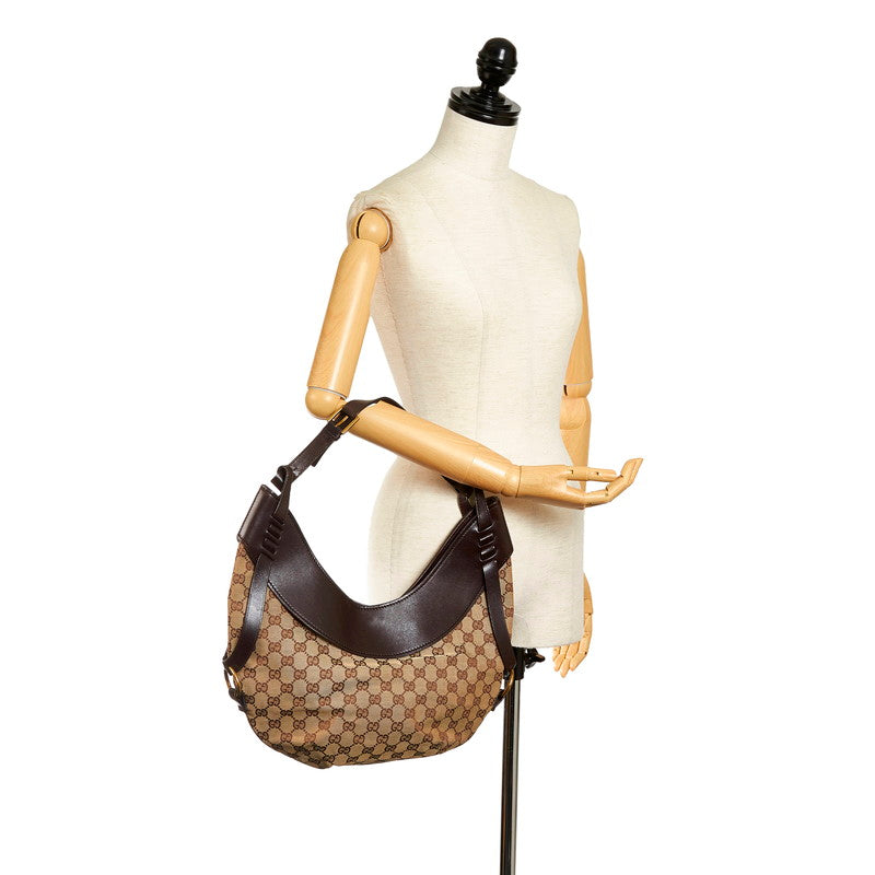 GG Canvas Half Moon Hobo Bag 106250