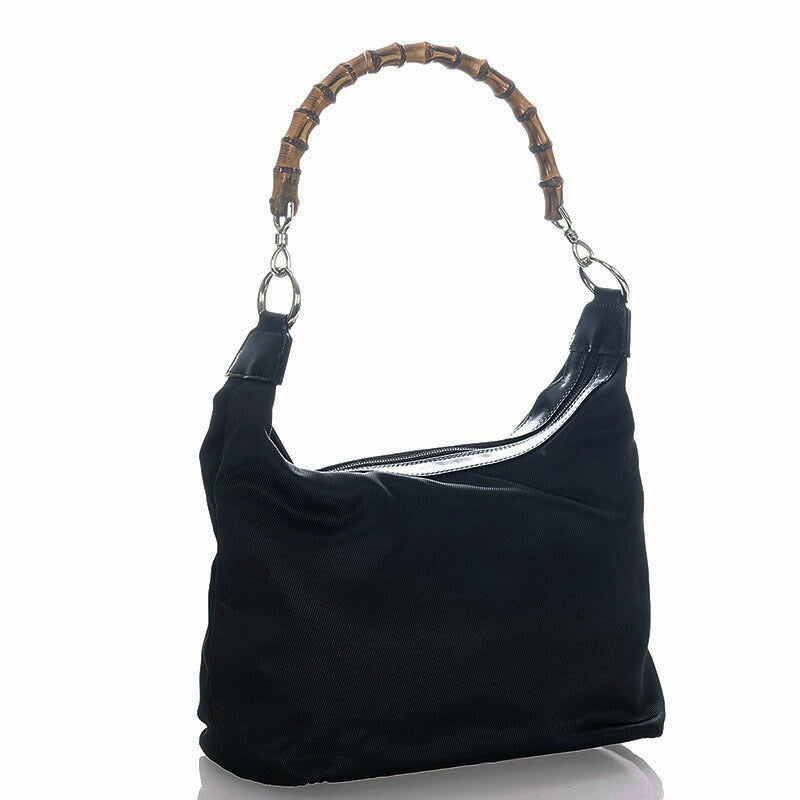 Bamboo Nylon Shoulder Bag