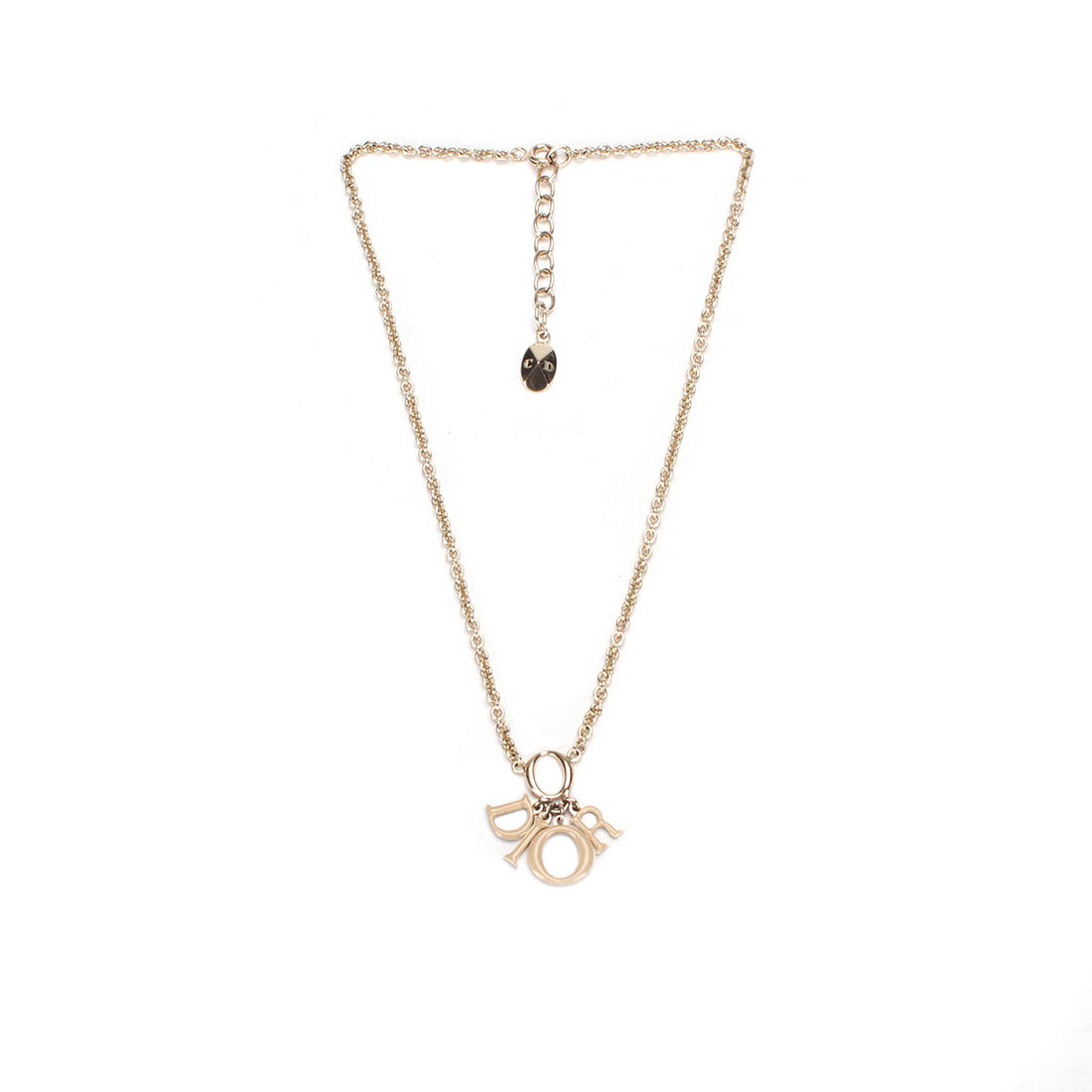 Logo Charm Chain Necklace