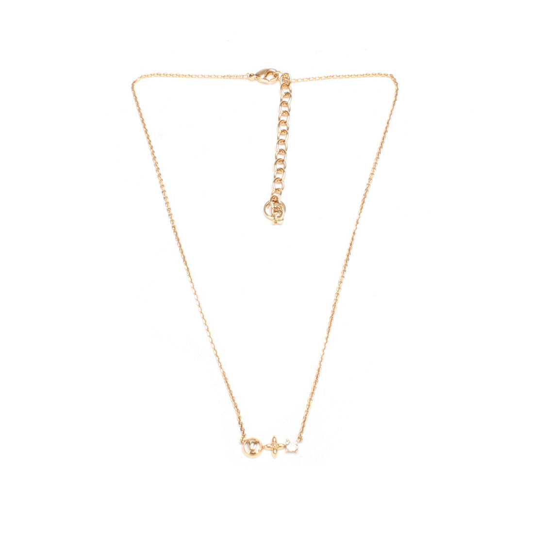 Pre-owned Idylle Blossom Necklace In Gold