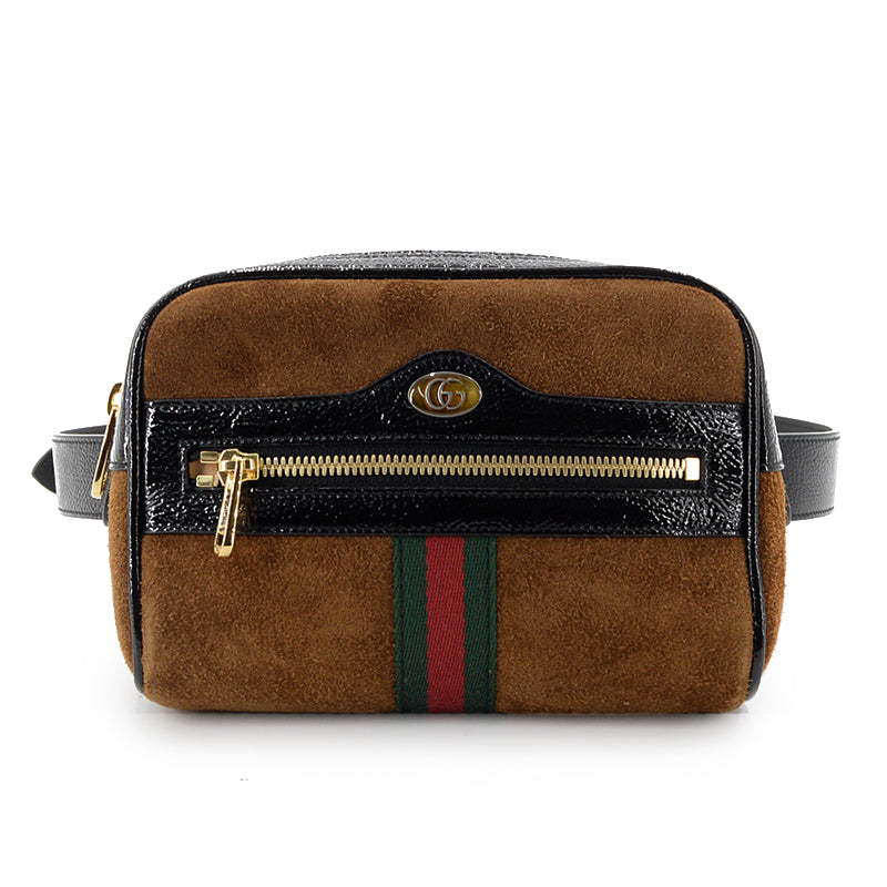 Gucci Suede Ophidia Belt Bag Suede Shoulder Bag 517076 in Excellent condition