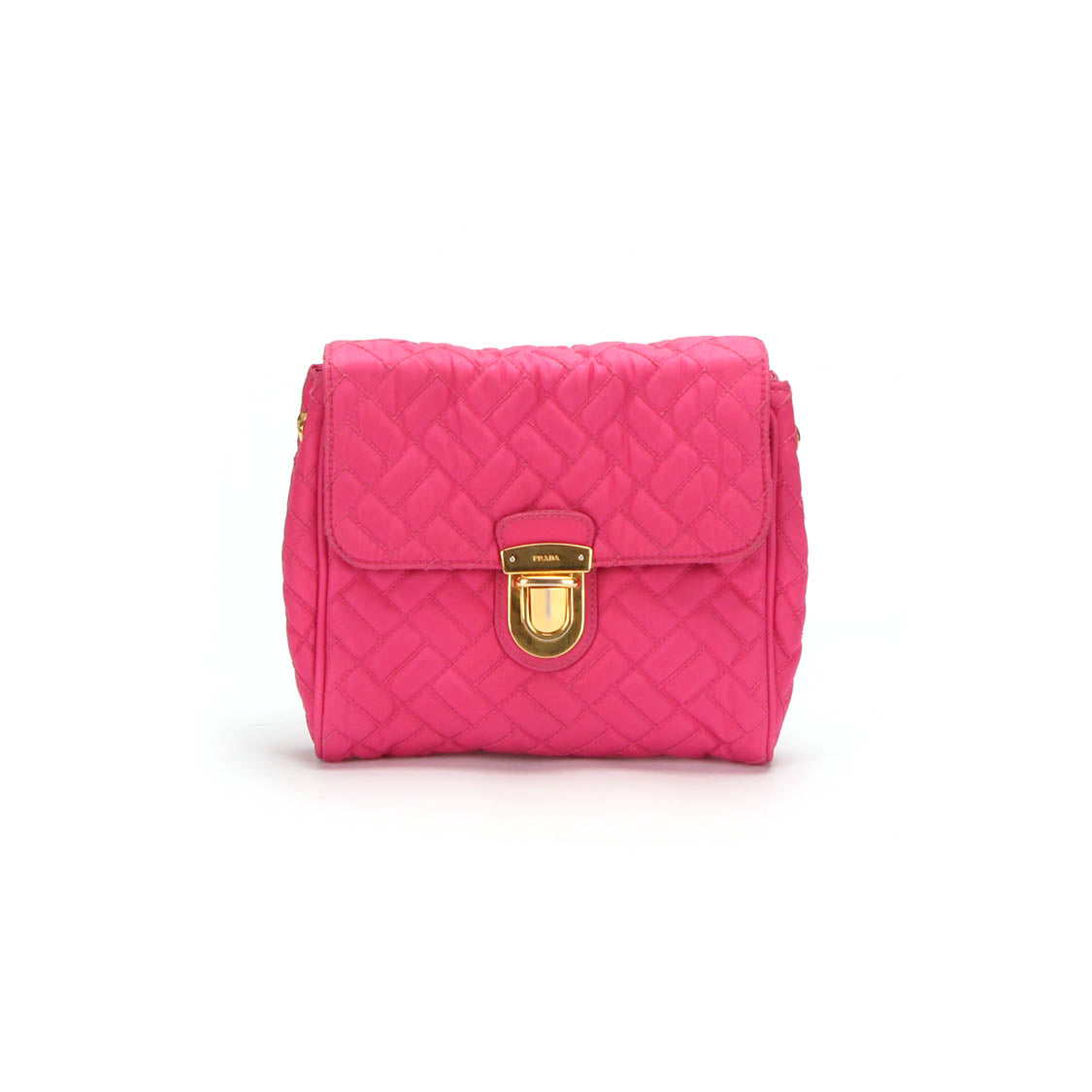Quilted Tessuto Crossbody Bag