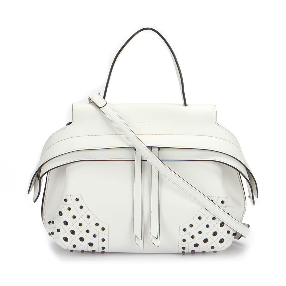 Studded Leather Handbag