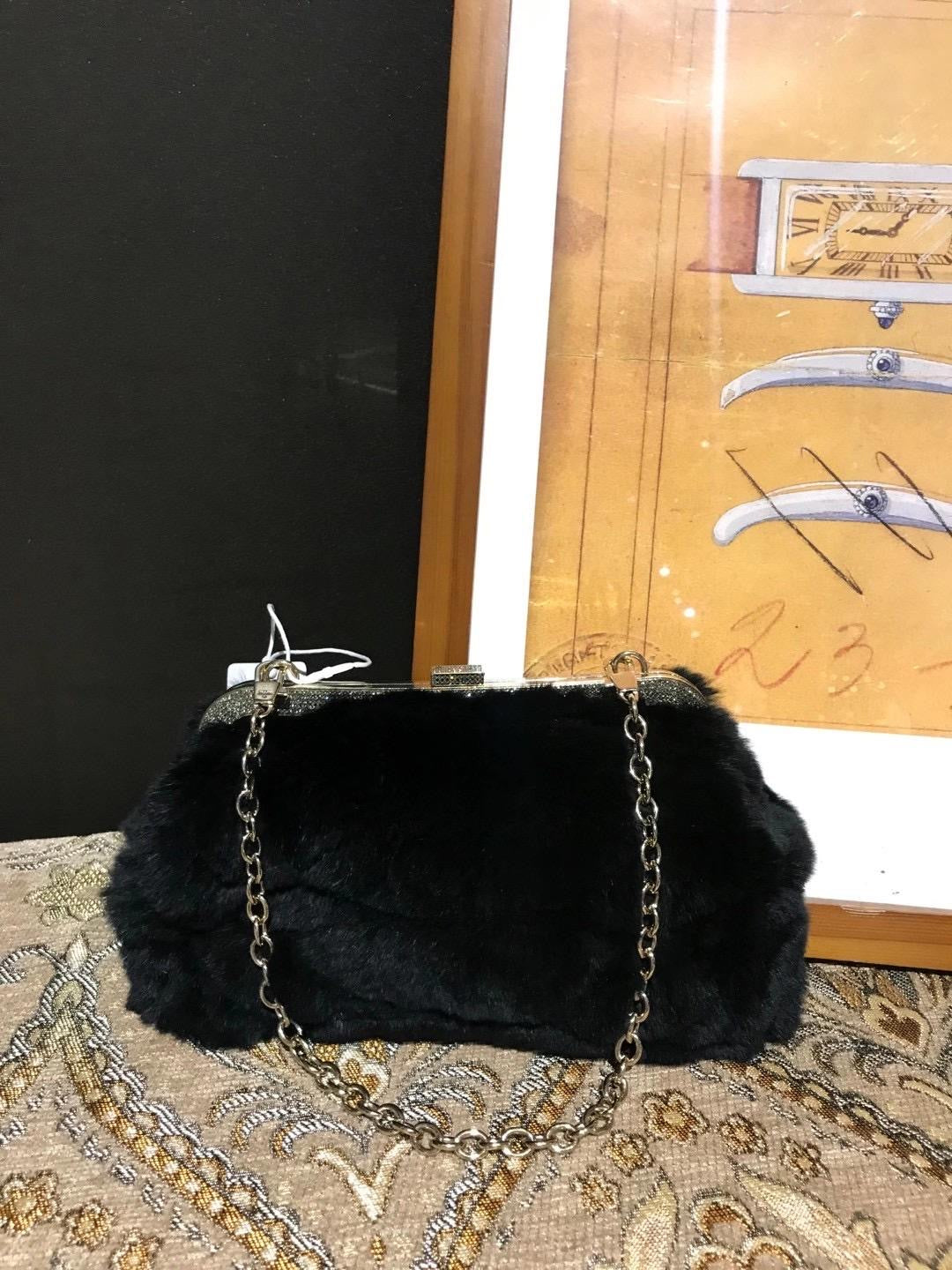 Fur Chain Shoulder Bag