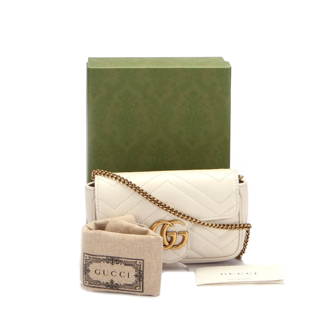 Super Mini GG Marmont Matelasse Crossbody Bag 476433