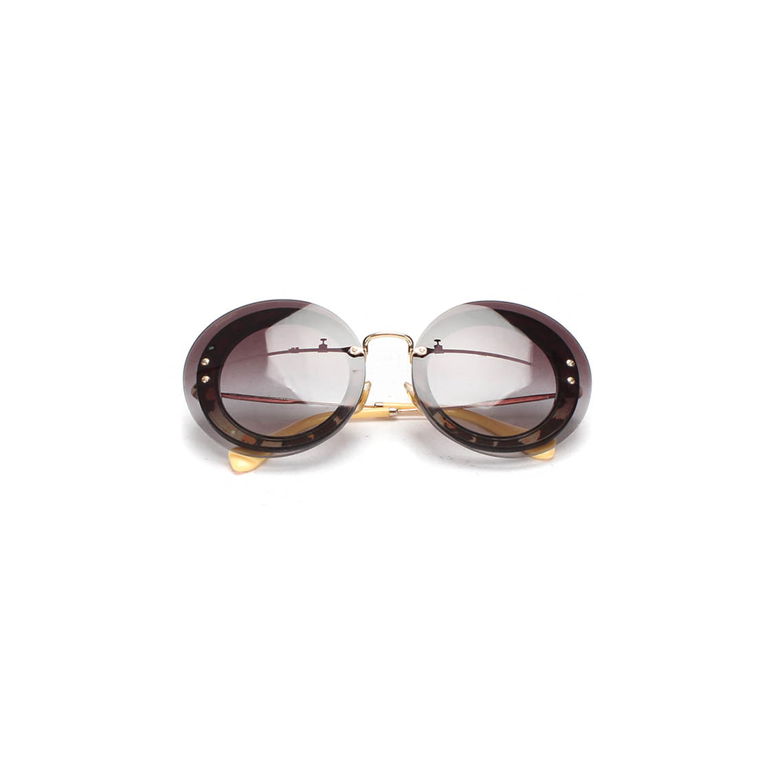 Round Tinted Sunglasses SMU 10R