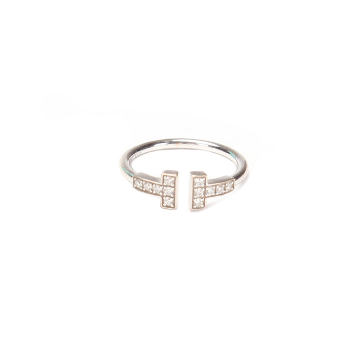 18K T-Wire Diamond Ring