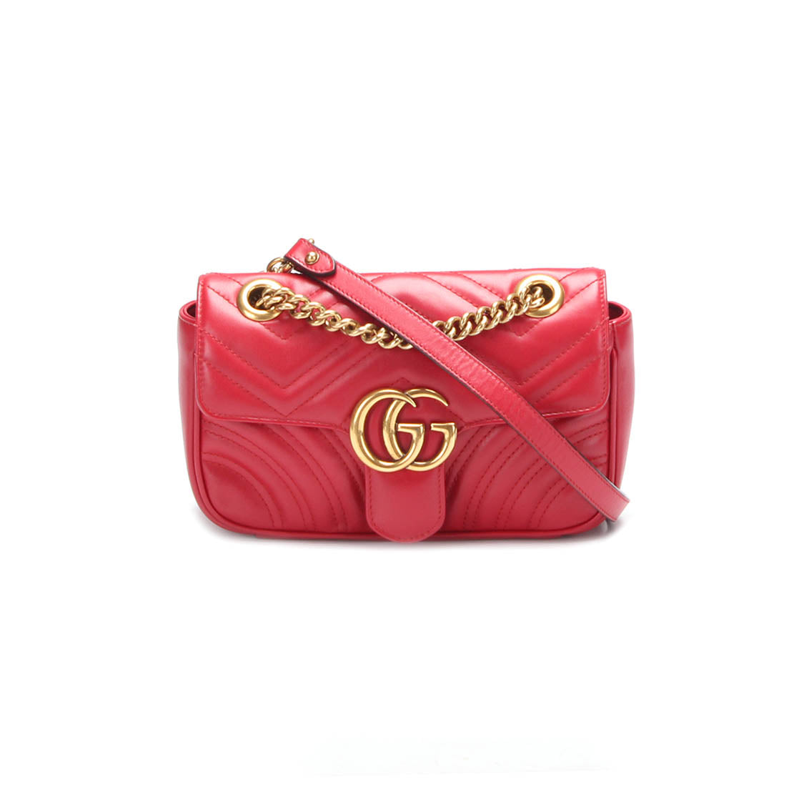 Mini GG Marmont Matelasse Shoulder Bag 446744