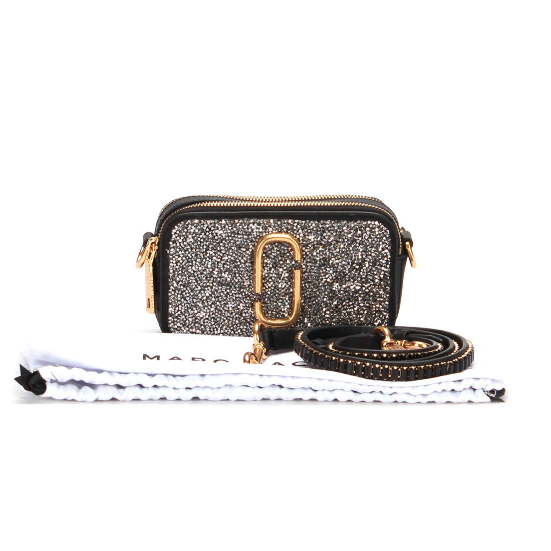 Crystal Embellished Snapshot Camera Bag