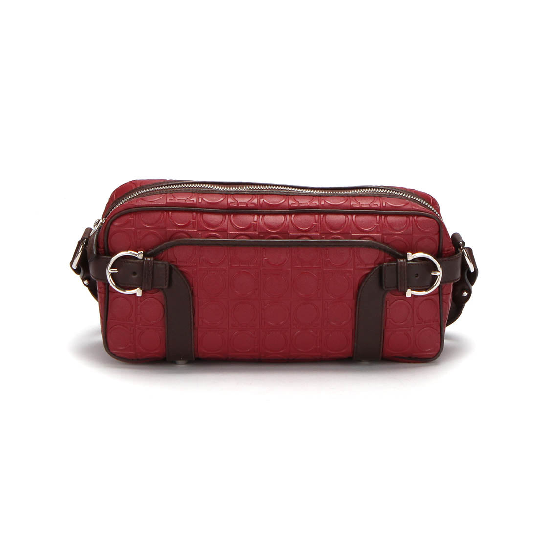 Leather Gancini Crossbody Bag EY21-4912