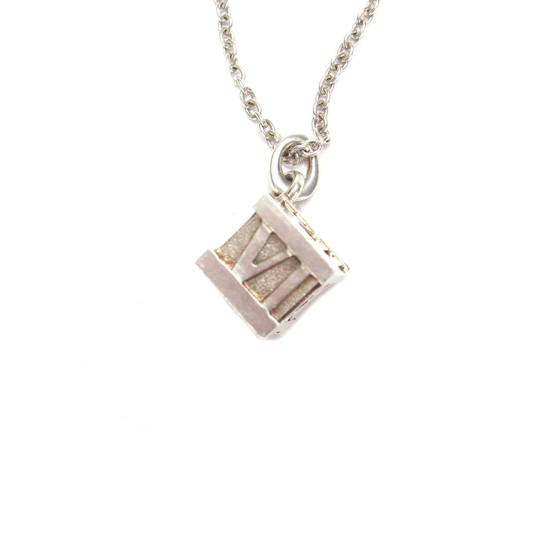 Atlas Cube Pendant Necklace