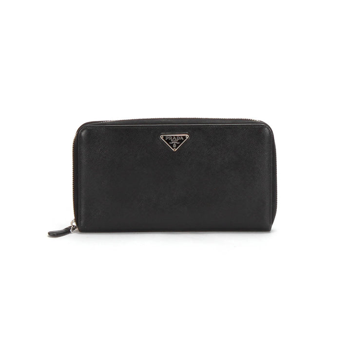 Saffiano Zip Long Wallet