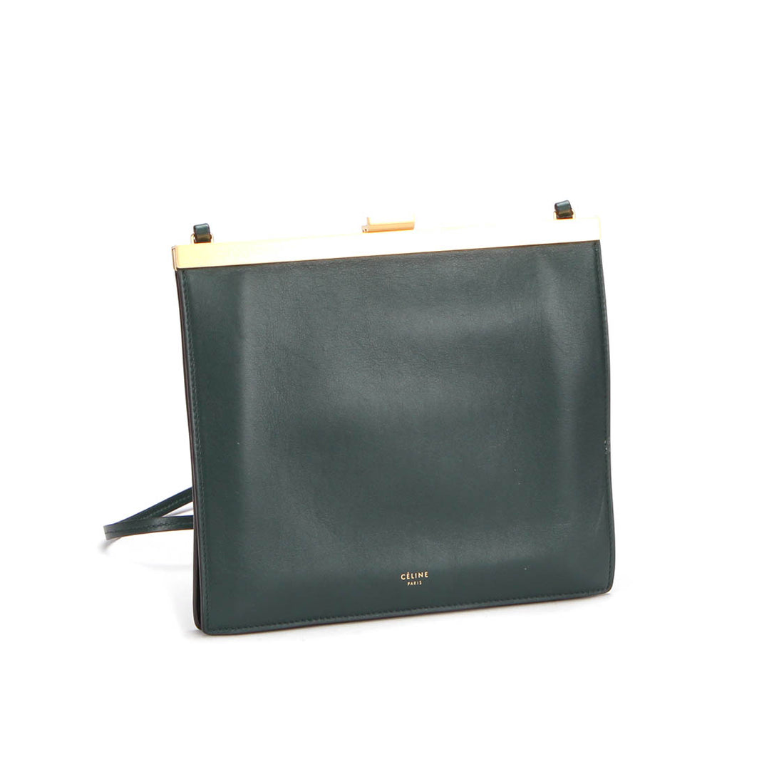 Mini Clasp Leather Crossbody Bag