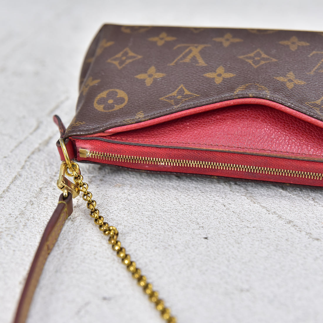 Monogram Pallas Clutch