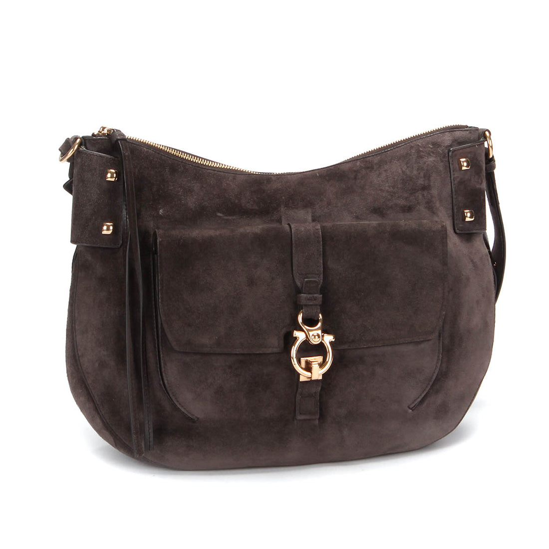 Suede Leather Crossbody Bag