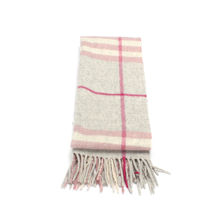 Plaid Wool Scarf