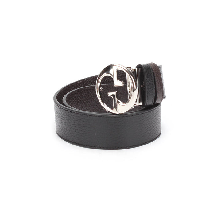 Interlocking G Leather Belt 449715