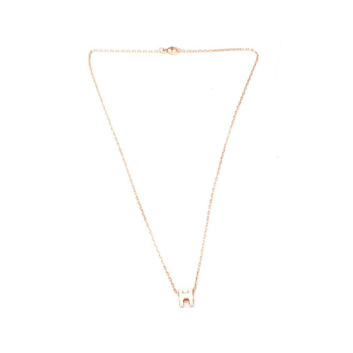 Pop H Pendant Necklace