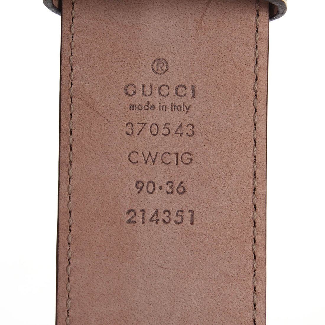 Guccissima Signature Belt 214351