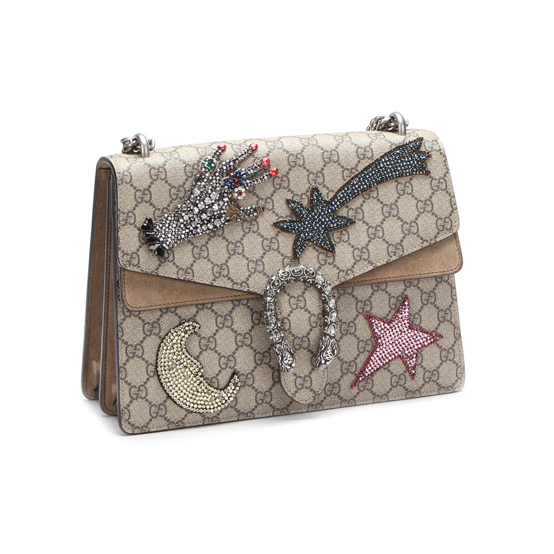 Medium GG Supreme Embroidered Shooting Star Dionysus Shoulder Bag 403348