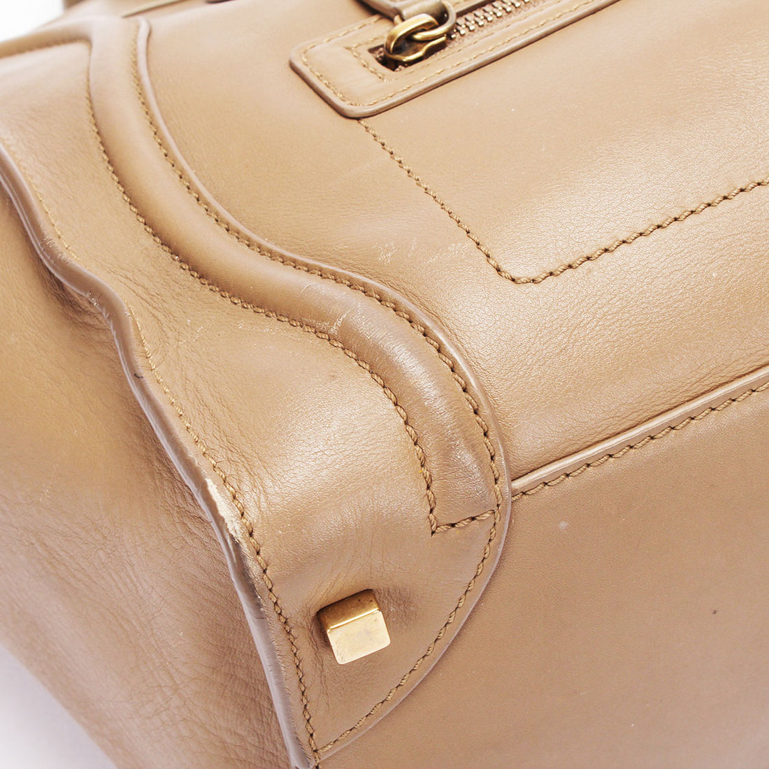 Leather Luggage Tote Bag