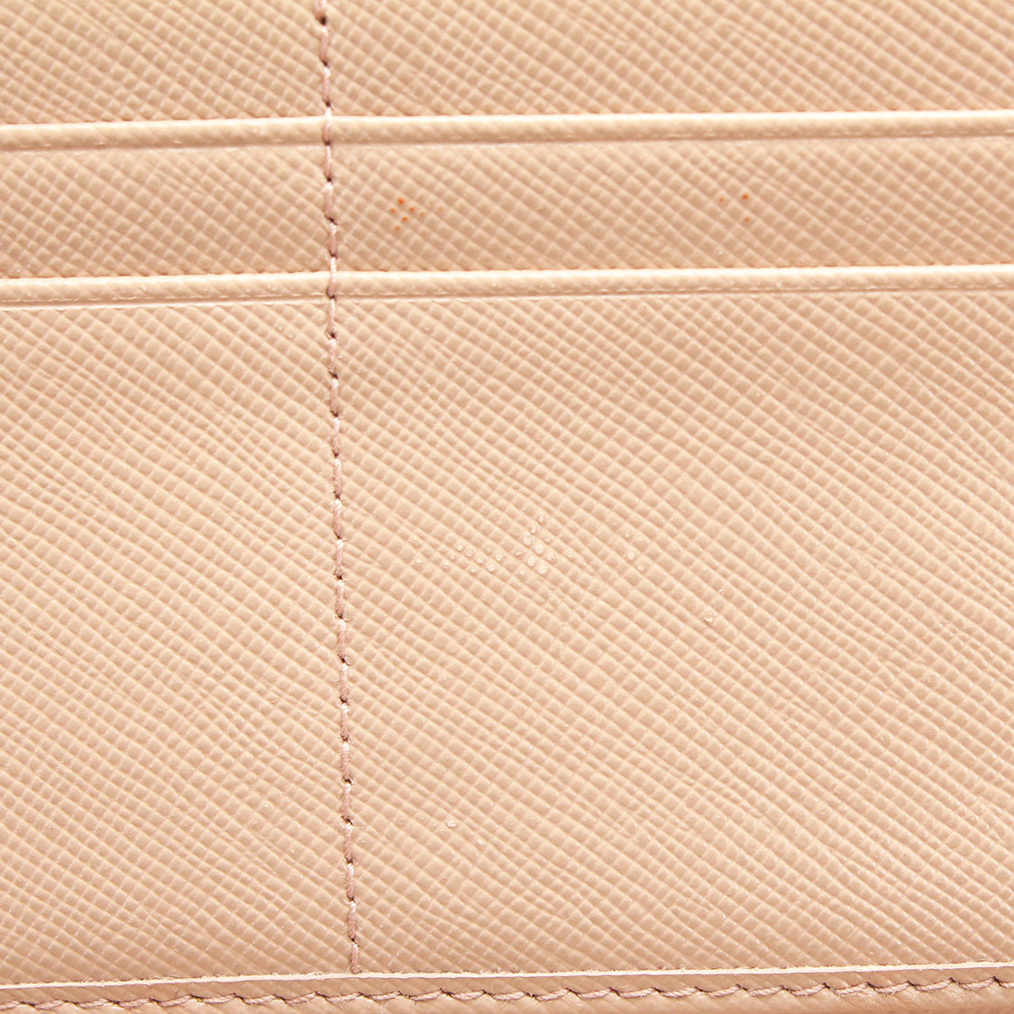 Saffiano Leather Zip Around Wallet