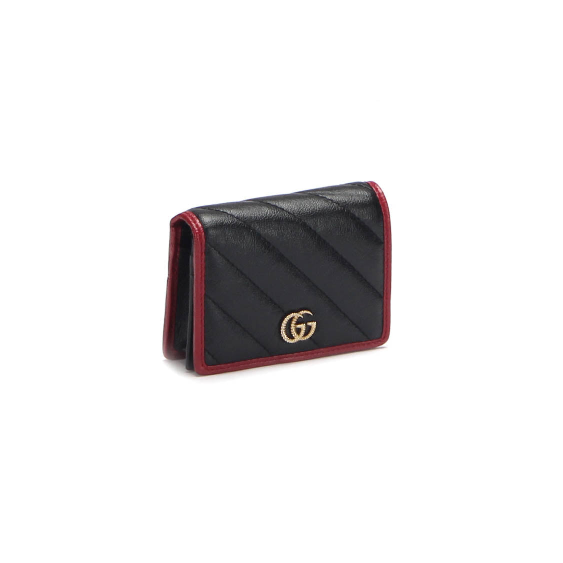 GG Marmont Leather Card Case 573811