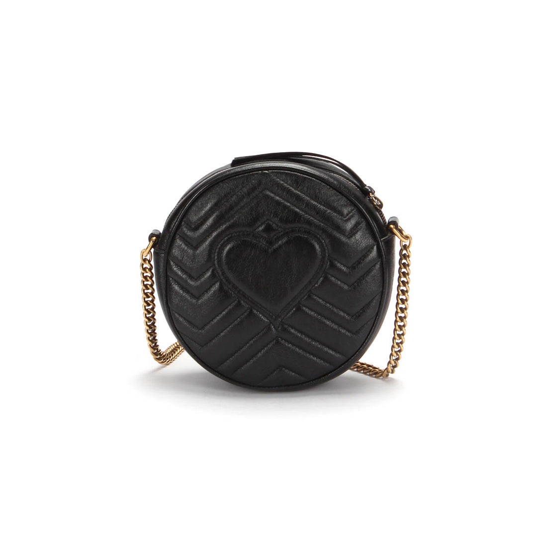 Mini GG Marmont Round Crossbody Bag 550154