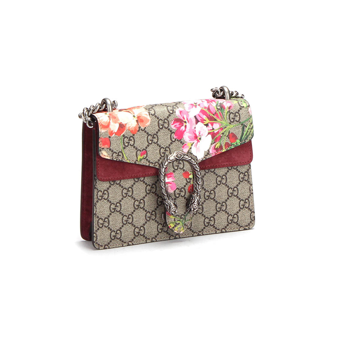 Mini GG Supreme Blooms Dionysus Shoulder Bag 421970