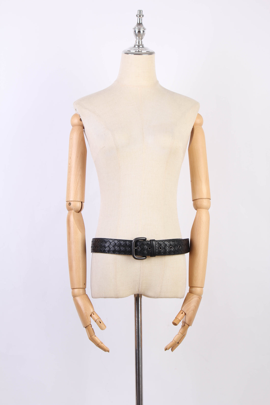 Intrecciato Leather Belt