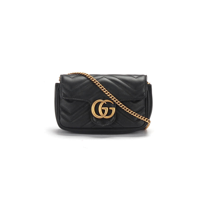 Super Mini GG Marmont Matelasse Crossbody Bag 476433