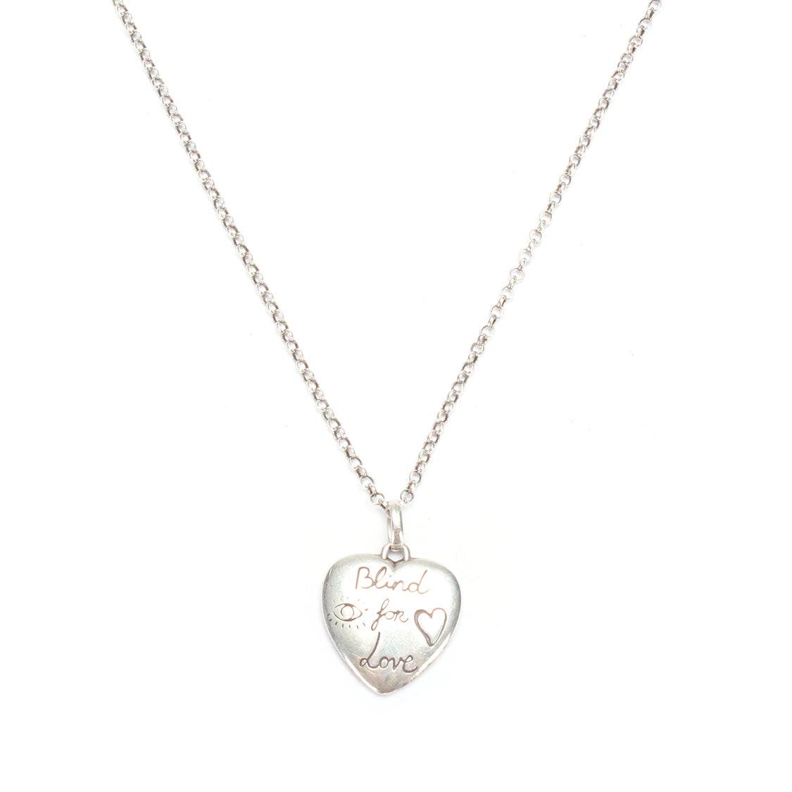 Blind for Love Pendant Necklace