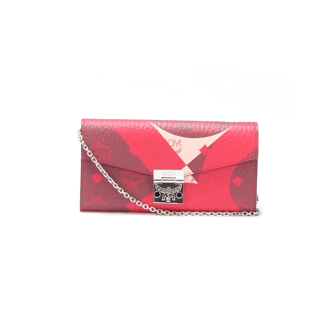 Visetos Wave Leather Patricia Wallet on Chain