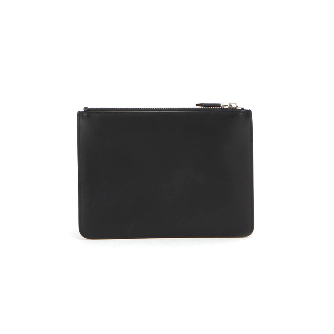 Logo Leather Clutch Bag