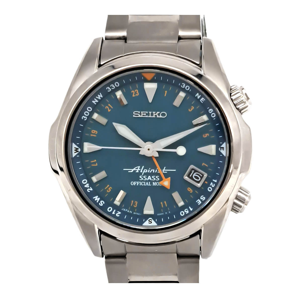 SEIKO Alpinist Perpetual Calendar SSASS Limited Edition Men's Watch 8F56-00D0, Quartz Titanium - Antiquated Vintage Preowned 8F56-00D0