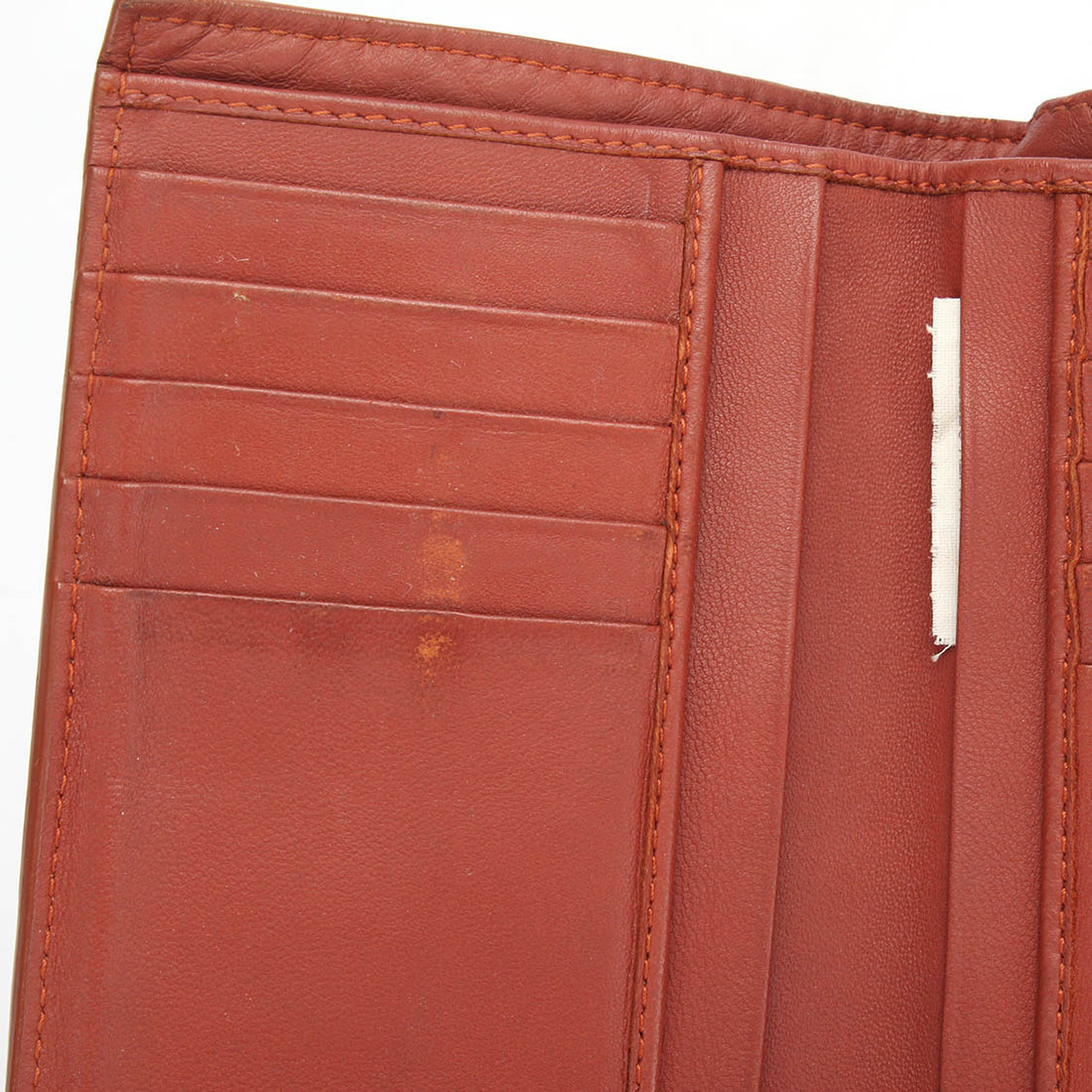 Intrecciato Leather Compact Wallet