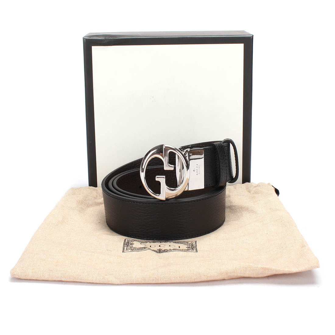 GG Reversible Leather Belt 449715